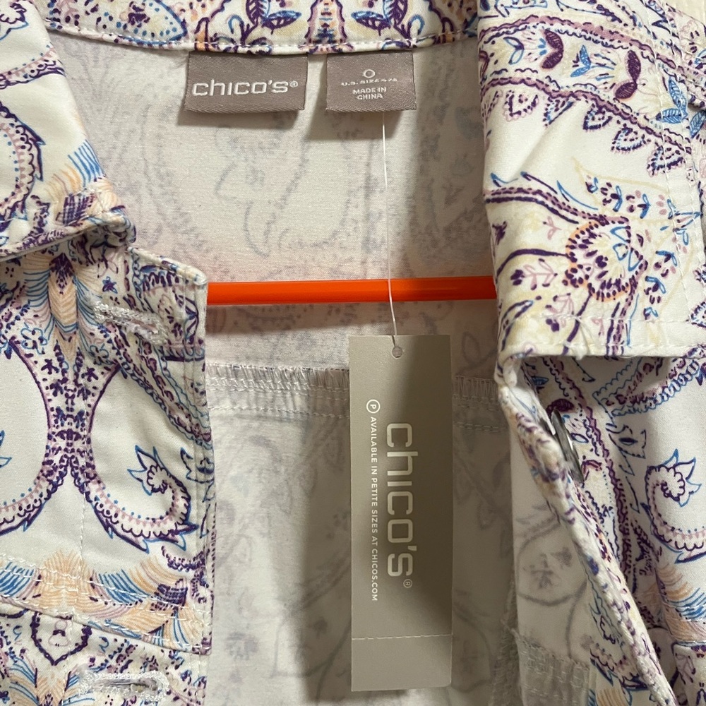 Chico’s patterned jacket NWT - Picture 3 of 3